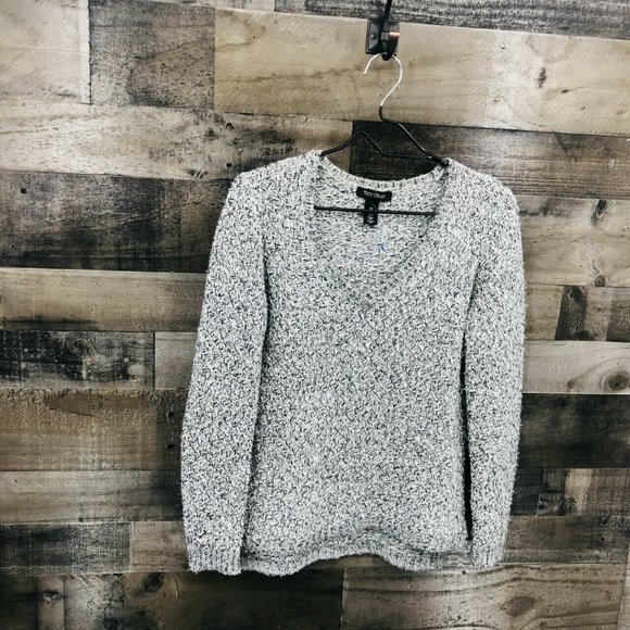 White House Black Market Knit Sweater Size XS Gray - Picture 3 of 7